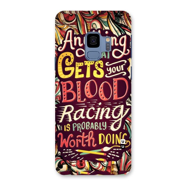 Blood Racing Back Case for Galaxy S9