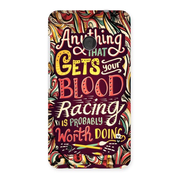 Blood Racing Back Case for Lumia 530