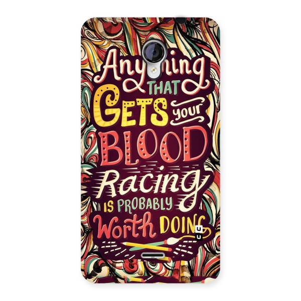 Blood Racing Back Case for Micromax Unite 2 A106