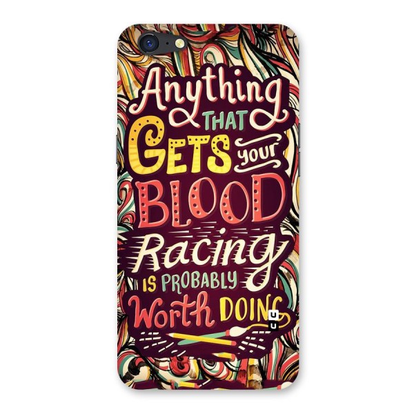 Blood Racing Back Case for Oppo A71