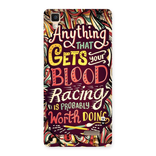 Blood Racing Back Case for Oppo R7