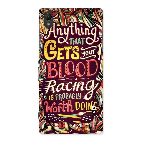 Blood Racing Back Case for Sony Xperia Z1