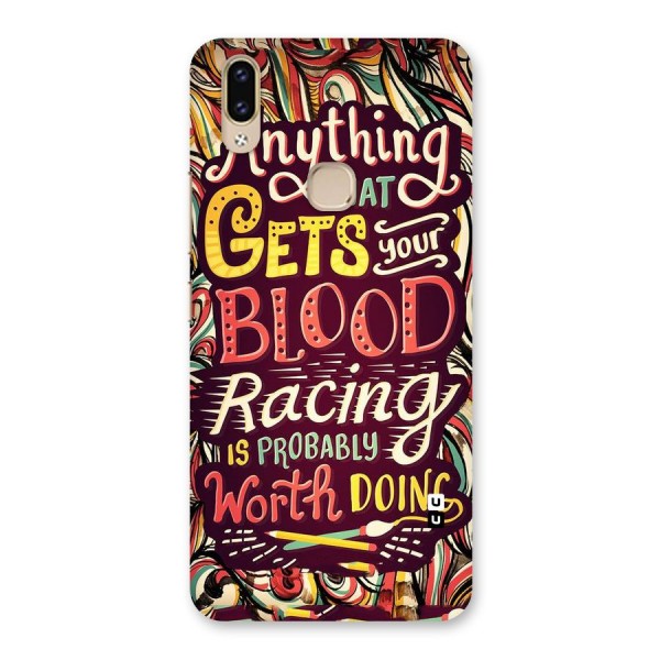 Blood Racing Back Case for Vivo V9