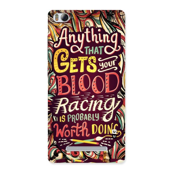 Blood Racing Back Case for Xiaomi Mi4i