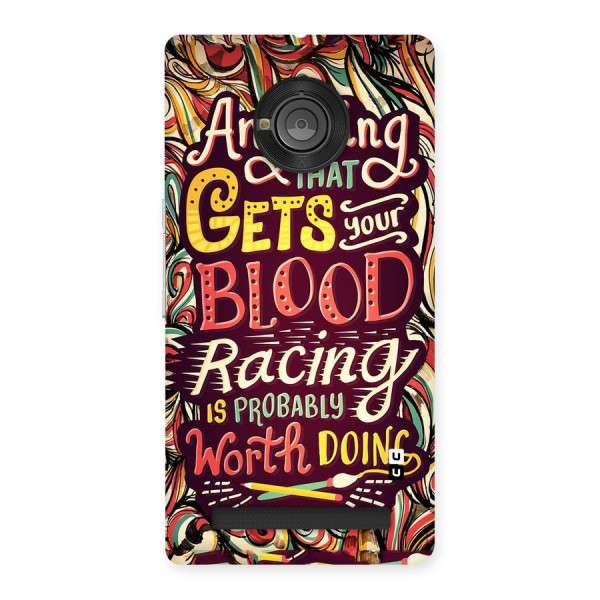 Blood Racing Back Case for Yu Yuphoria