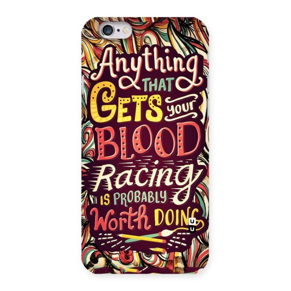 Blood Racing Back Case for iPhone 6 6S