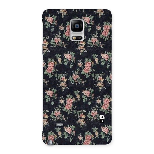 Bloom Black Back Case for Galaxy Note 4