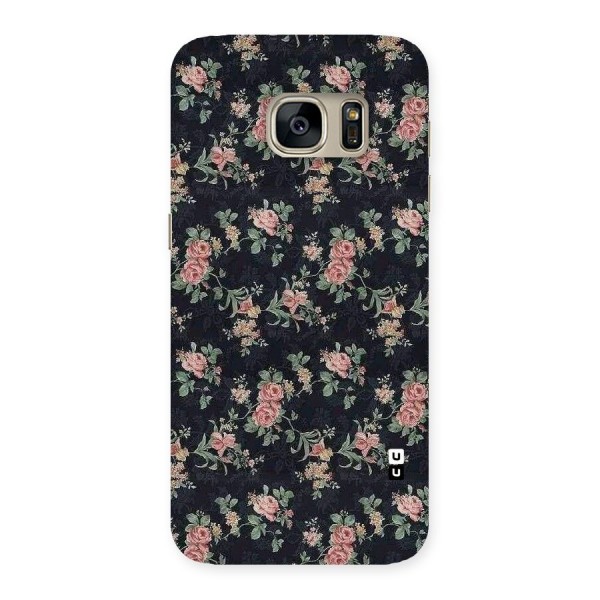 Bloom Black Back Case for Galaxy S7