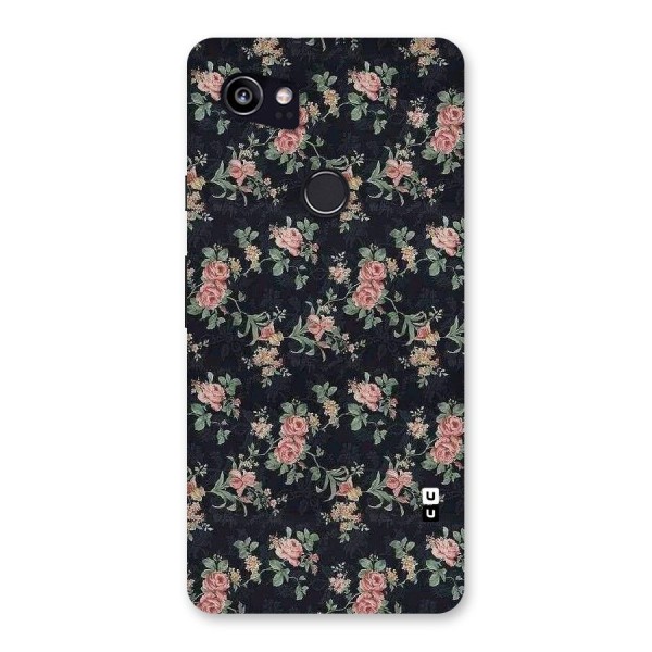 Bloom Black Back Case for Google Pixel 2 XL