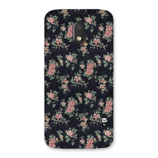 Bloom Black Back Case for Moto E3 Power