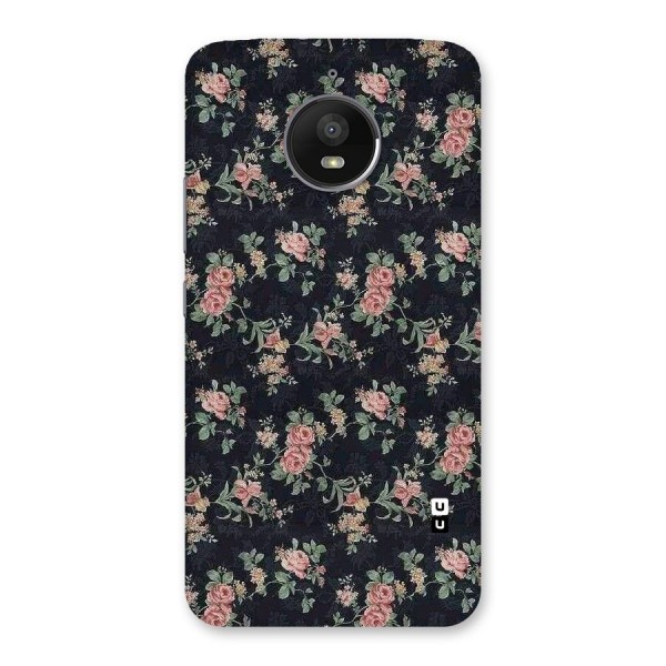 Bloom Black Back Case for Moto E4 Plus