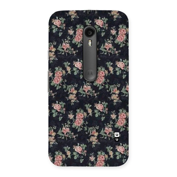 Bloom Black Back Case for Moto G3