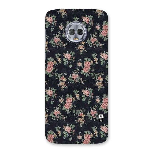 Bloom Black Back Case for Moto G6