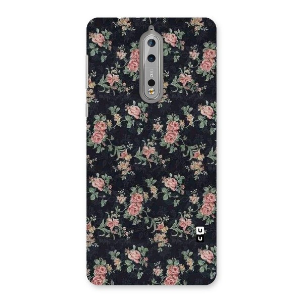 Bloom Black Back Case for Nokia 8