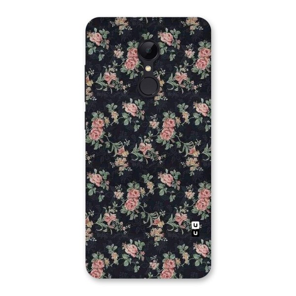 Bloom Black Back Case for Redmi 5