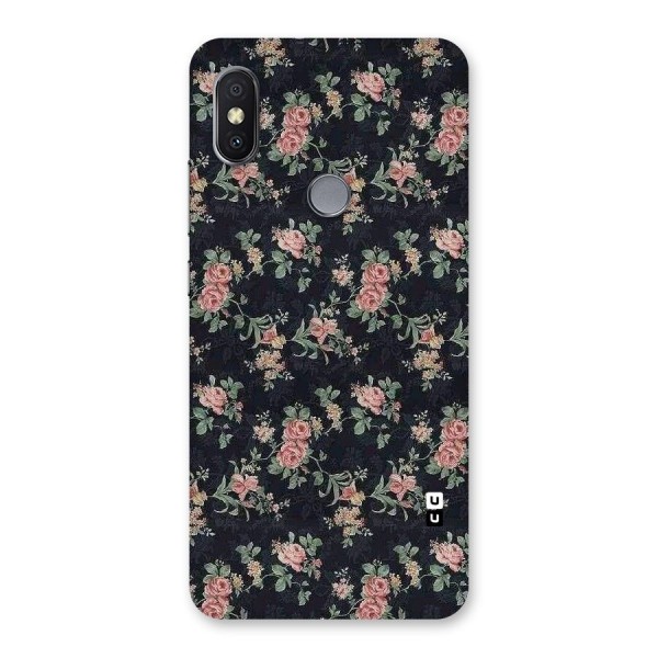 Bloom Black Back Case for Redmi Y2