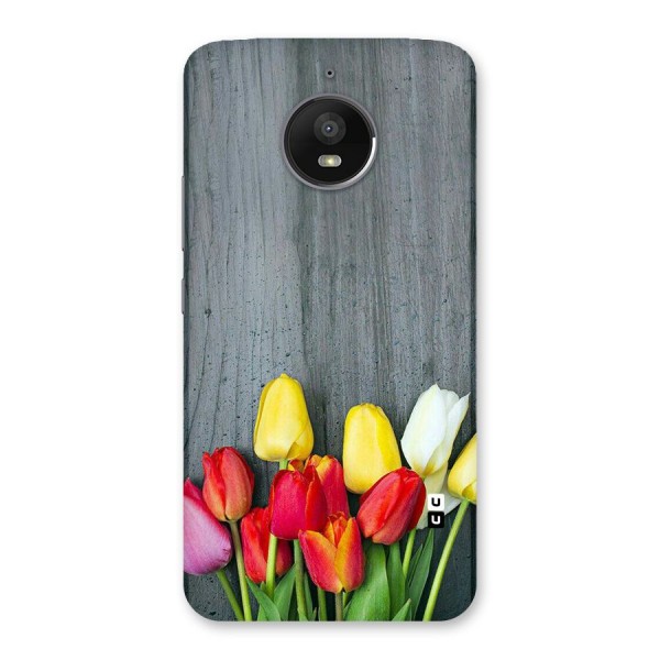 Bloom Grey Back Case for Moto E4 Plus