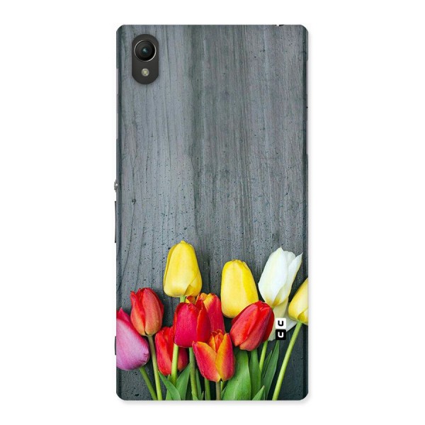 Bloom Grey Back Case for Sony Xperia Z1