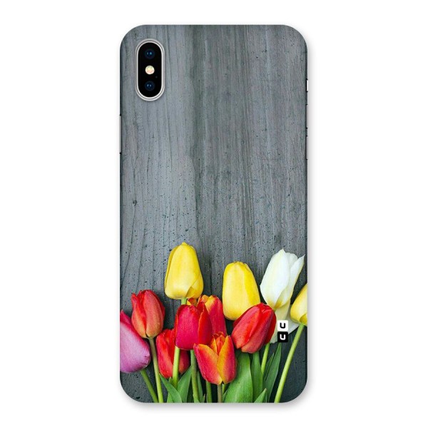 Bloom Grey Back Case for iPhone X