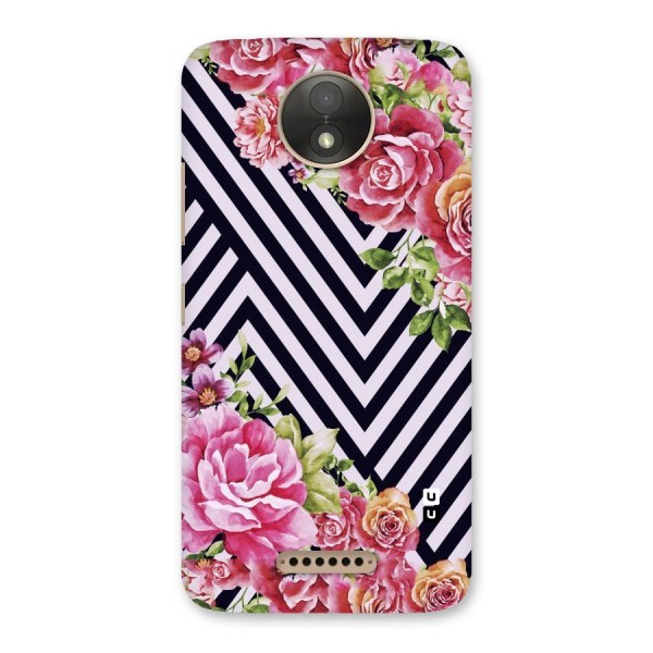 Bloom Zig Zag Back Case for Moto C Plus