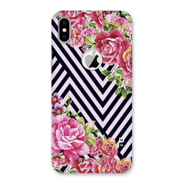 Bloom Zig Zag Back Case for iPhone XS Logo Cut