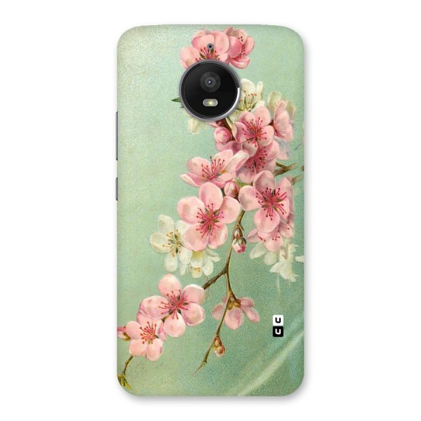 Blossom Cherry Design Back Case for Moto E4 Plus