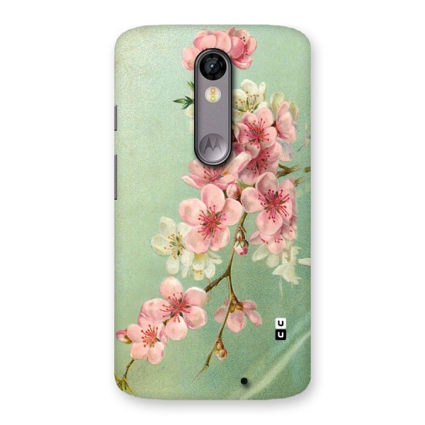 Blossom Cherry Design Back Case for Moto X Force