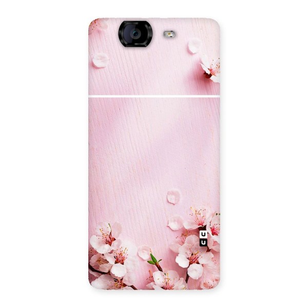 Blossom Frame Pink Back Case for Canvas Knight A350