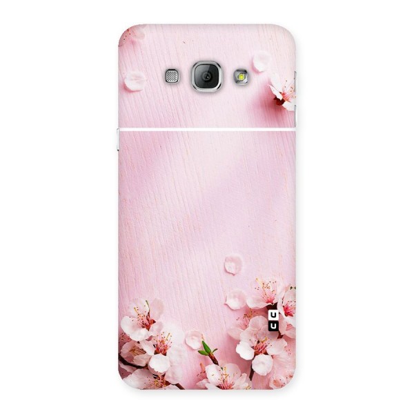 Blossom Frame Pink Back Case for Galaxy A8