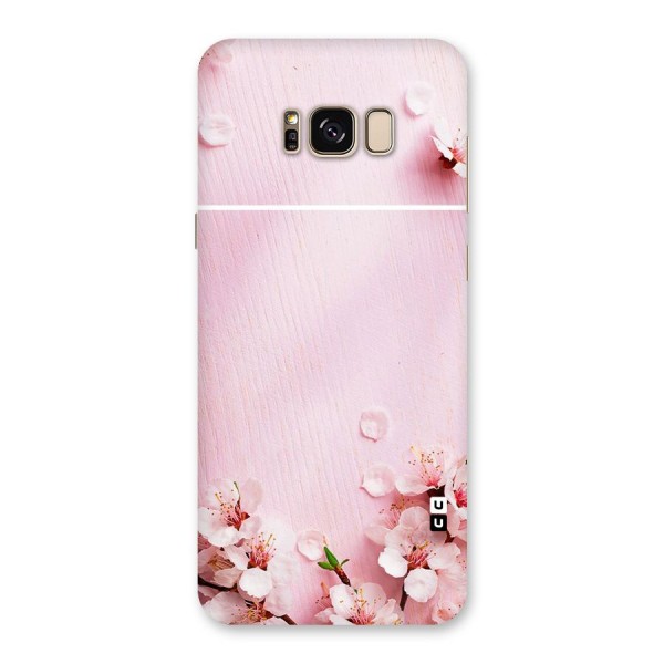 Blossom Frame Pink Back Case for Galaxy S8 Plus