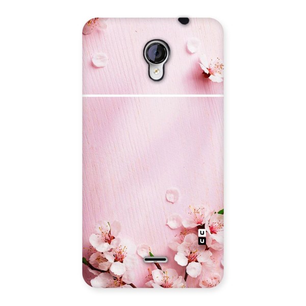 Blossom Frame Pink Back Case for Micromax Unite 2 A106