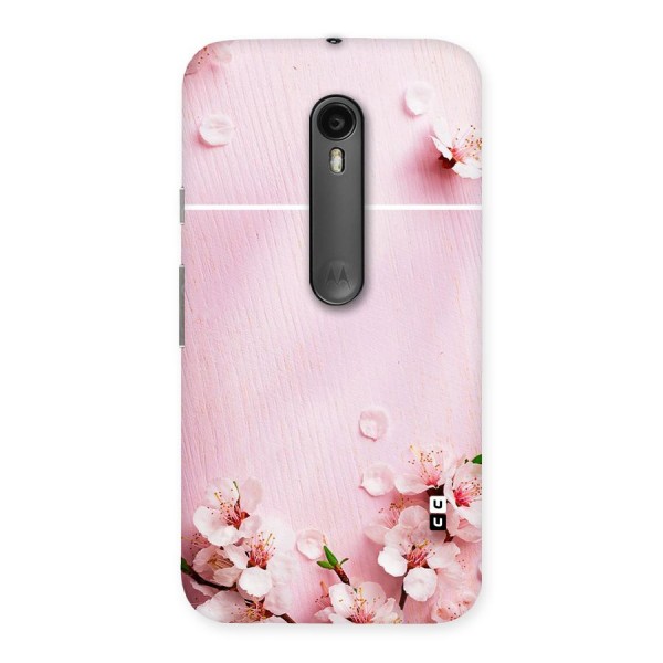 Blossom Frame Pink Back Case for Moto G3