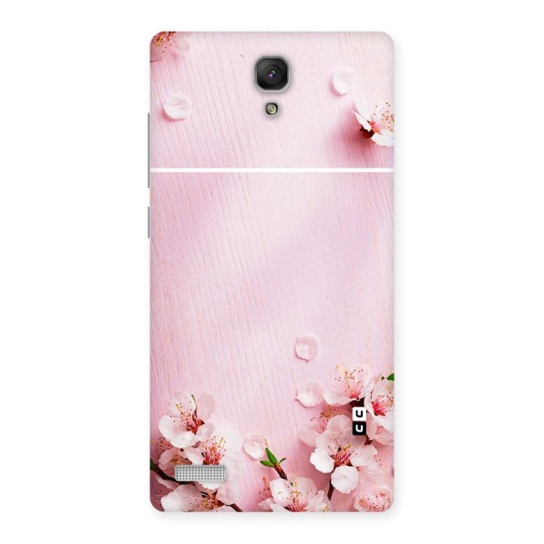 Blossom Frame Pink Back Case for Redmi Note