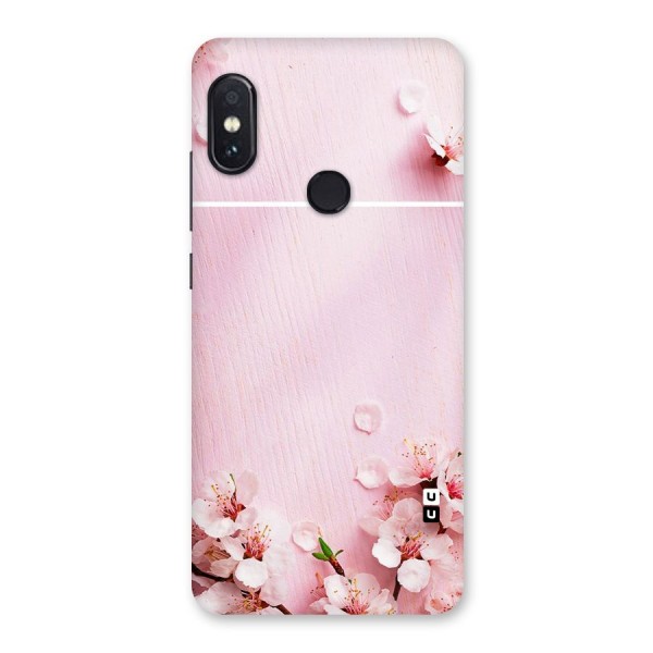 Blossom Frame Pink Back Case for Redmi Note 5 Pro