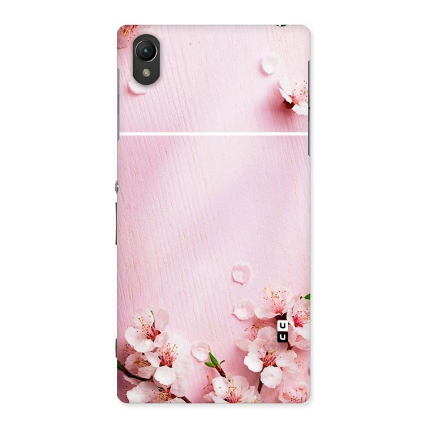 Blossom Frame Pink Back Case for Sony Xperia Z1