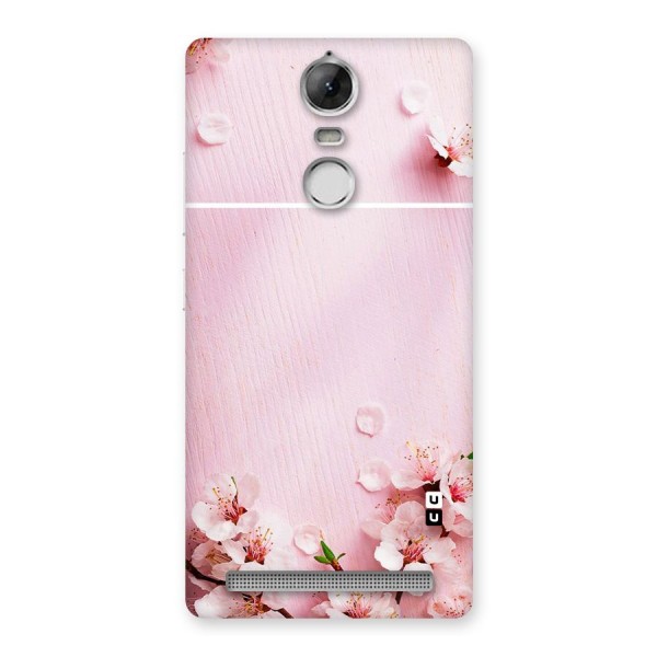 Blossom Frame Pink Back Case for Vibe K5 Note