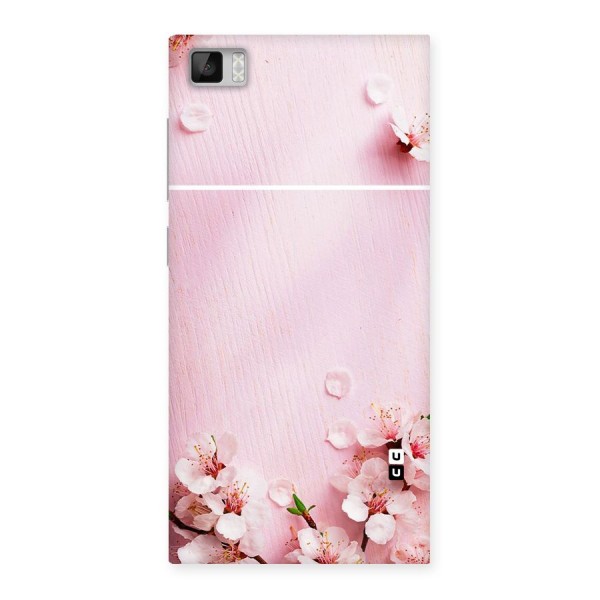 Blossom Frame Pink Back Case for Xiaomi Mi3