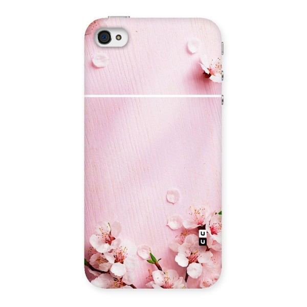 Blossom Frame Pink Back Case for iPhone 4 4s