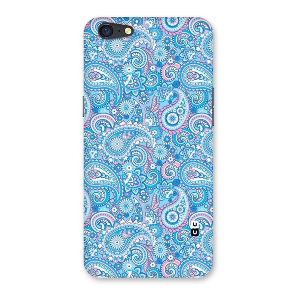 Blue Block Pattern Back Case for Oppo A71