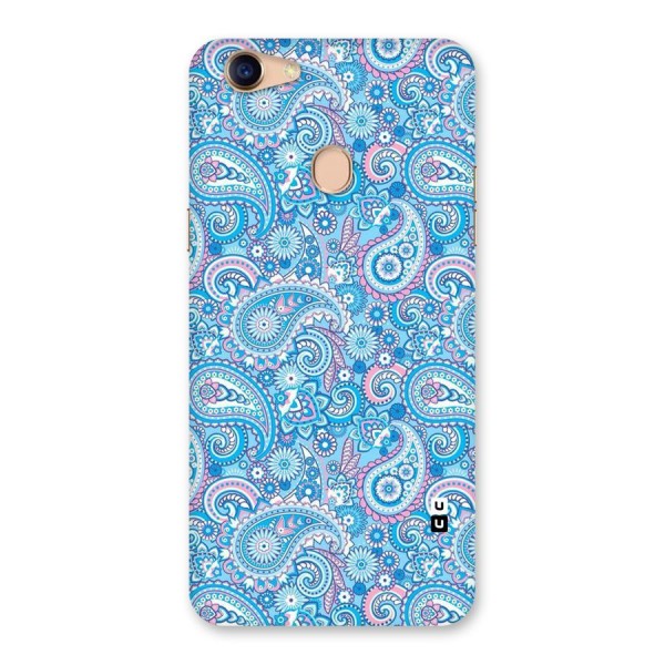 Blue Block Pattern Back Case for Oppo F5