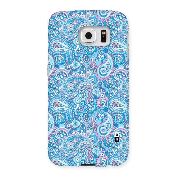 Blue Block Pattern Back Case for Samsung Galaxy S6