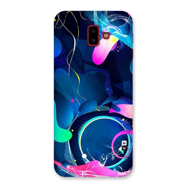 Blue Circle Flow Back Case for Galaxy J6 Plus