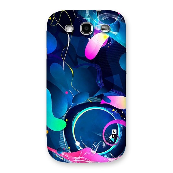 Blue Circle Flow Back Case for Galaxy S3 Neo