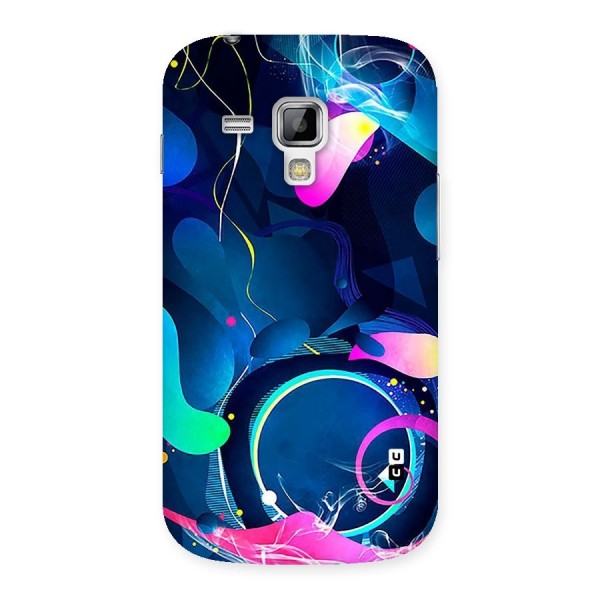 Blue Circle Flow Back Case for Galaxy S Duos