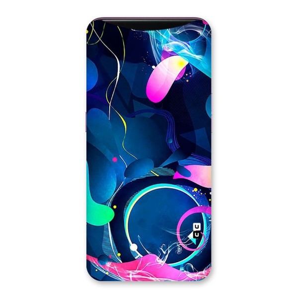 Blue Circle Flow Back Case for Oppo Find X