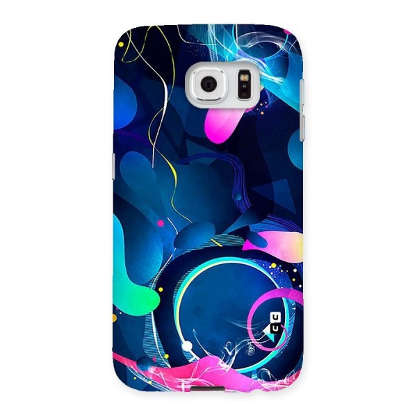 Blue Circle Flow Back Case for Samsung Galaxy S6