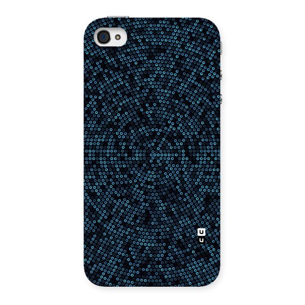 Blue Disco Lights Back Case for iPhone 4 4s