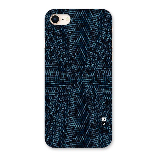 Blue Disco Lights Back Case for iPhone 8