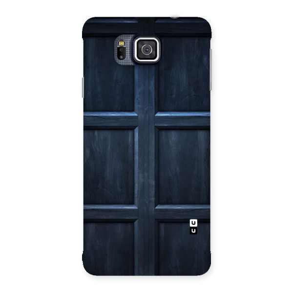 Blue Door Design Back Case for Galaxy Alpha