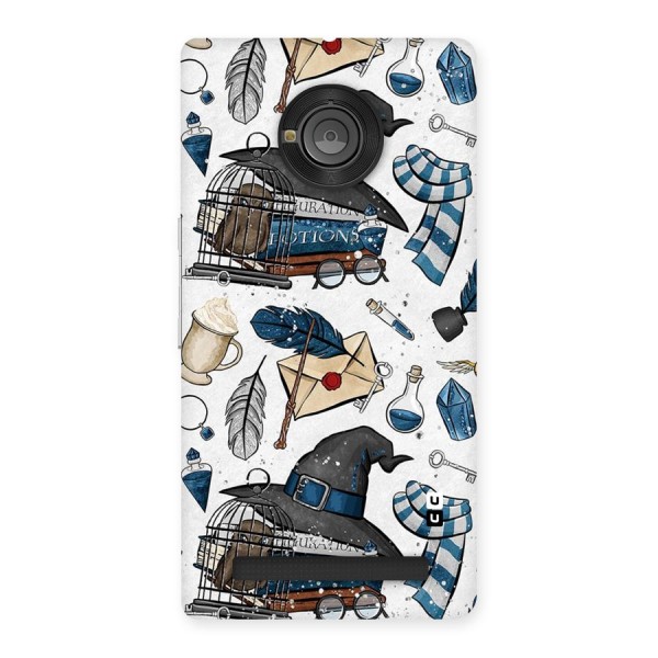 Blue Feather Hat Design Back Case for Yu Yuphoria